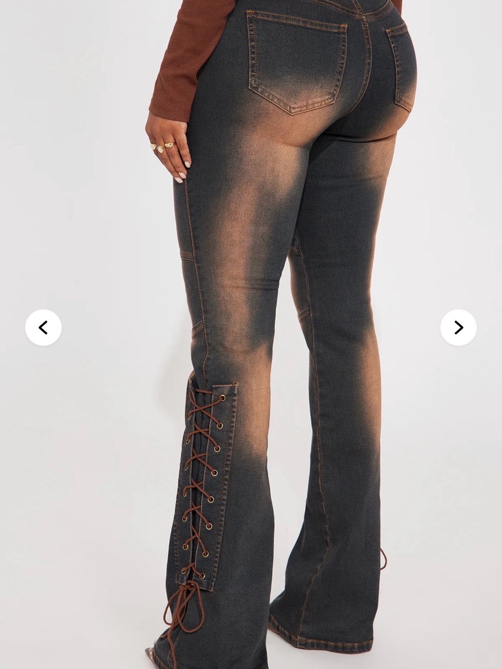 Tinted Flare Jeans - Picture 2 of 3